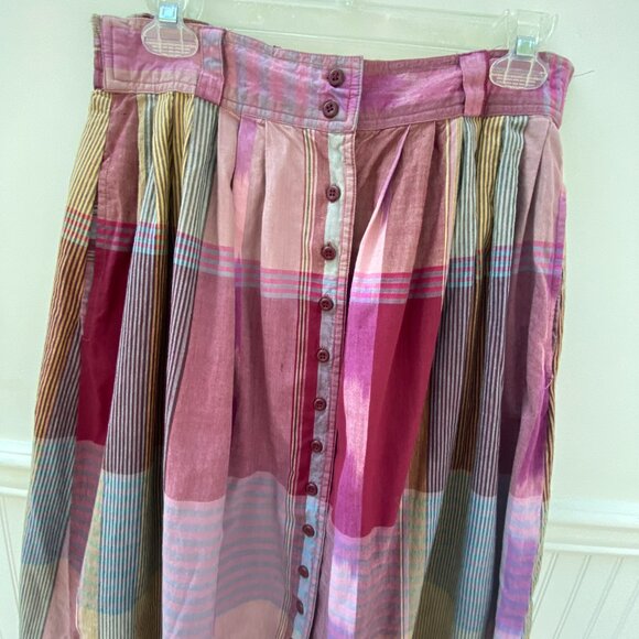 Boho Prairie Maxi Skirt size 12 Country skirt Traditional skirt - Picture 6 of 7
